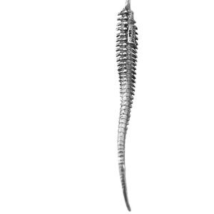 VERAMEAT Sterling Silver Spine Pendant Necklace